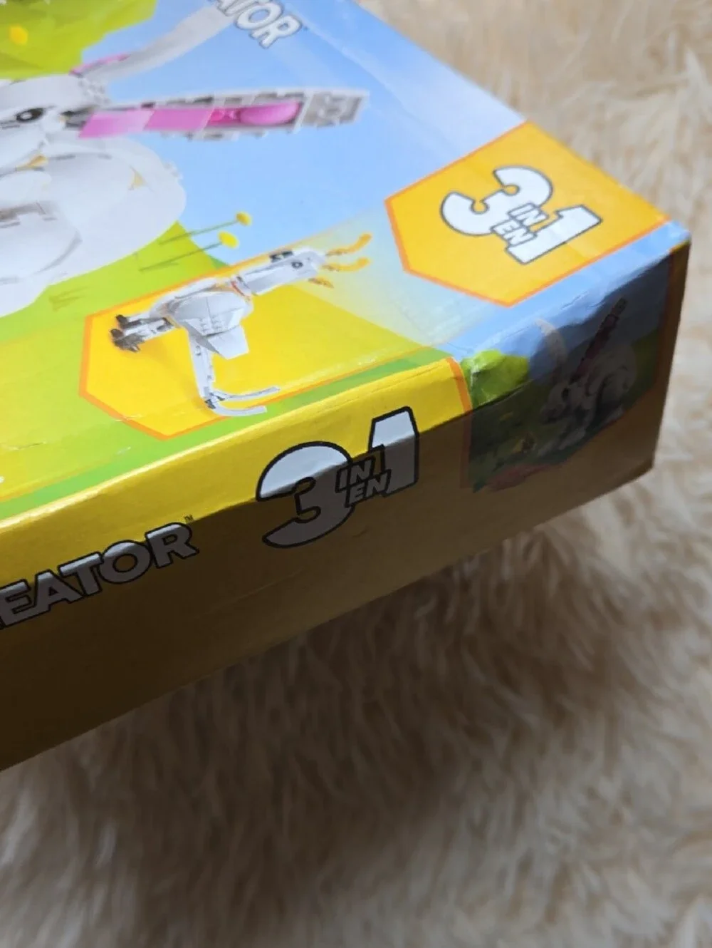 NEW Lego Creator White Rabbit Building Set with Orange Carrot